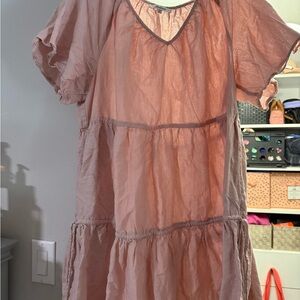 Madewell Pink Midi Dress